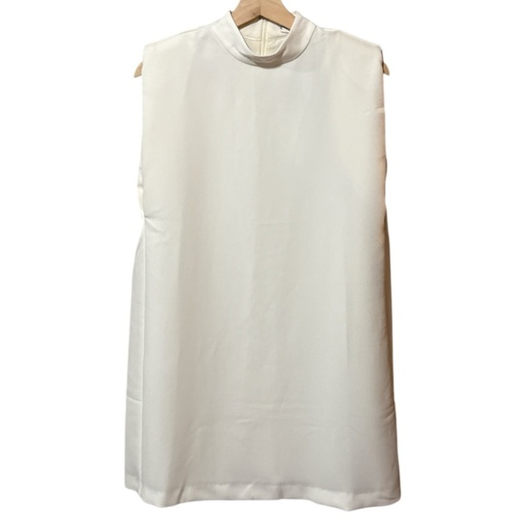 NWT - Tuckernuck English Factory Mock Neck Sleeveless Shift Dress - Size XS - Picture 7 of 10